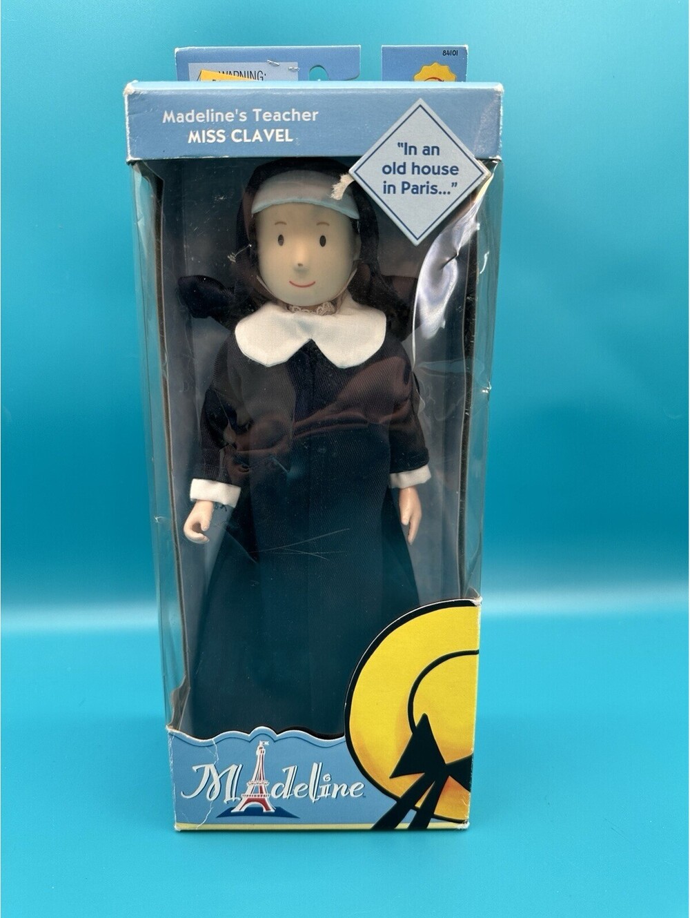 NIB Madeline’s Teacher Miss Clavet 10” Posable Vintage Collectors Doll Y2K Toy.